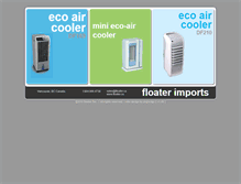 Tablet Screenshot of floater.ca